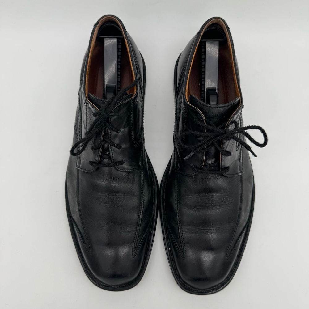 Josef Seibel Douglas Black Leather Oxford Size 45/11-11.5 - Picture 4 of 14